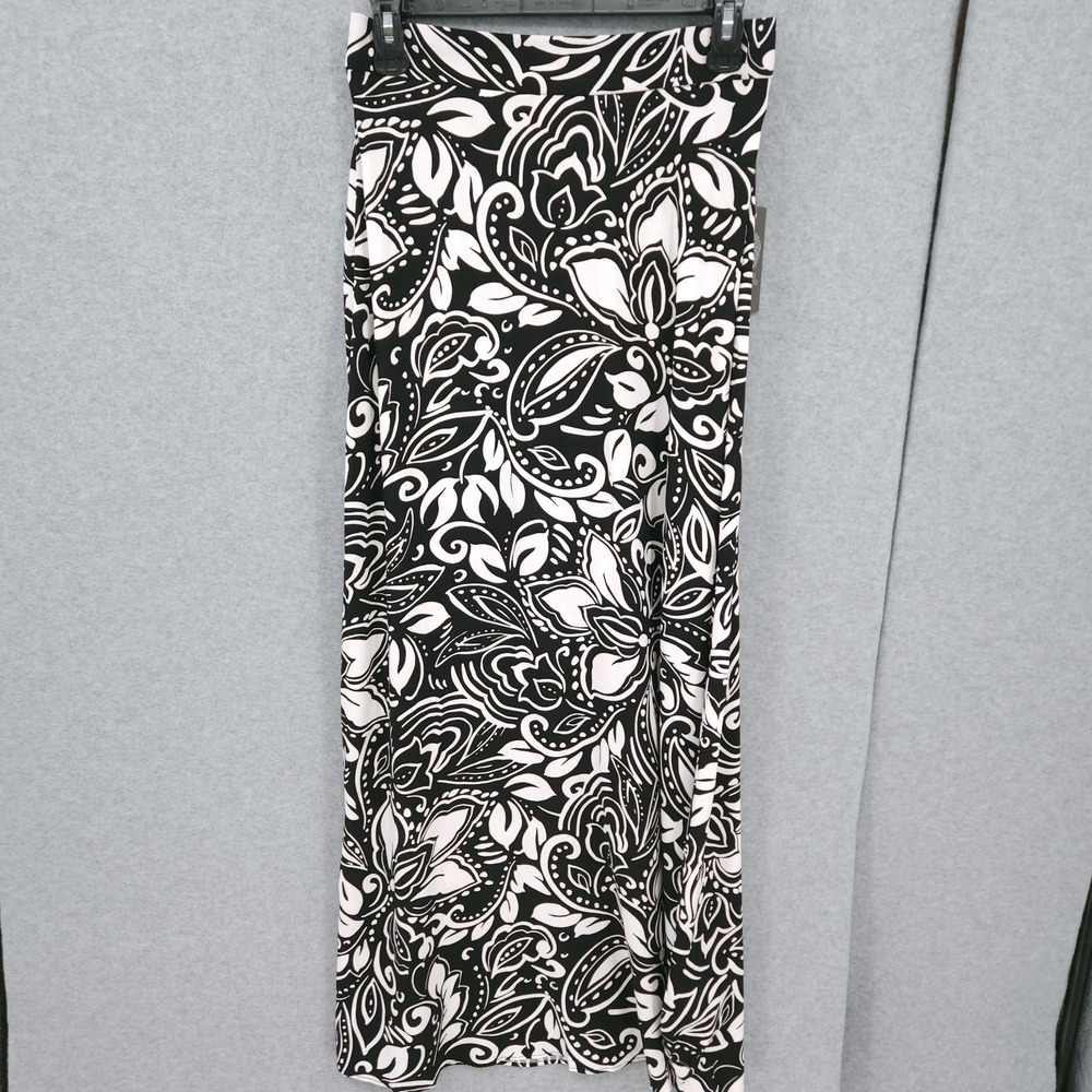 Vince Camuto A Line Floral Print Maxi Coastal Cool Womens Size‎ XS NWT